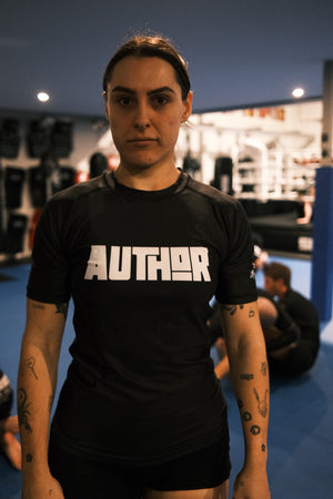 Women’s Black Ranked Rash Guard