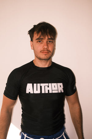 Men's Black Ranked Rash Guard