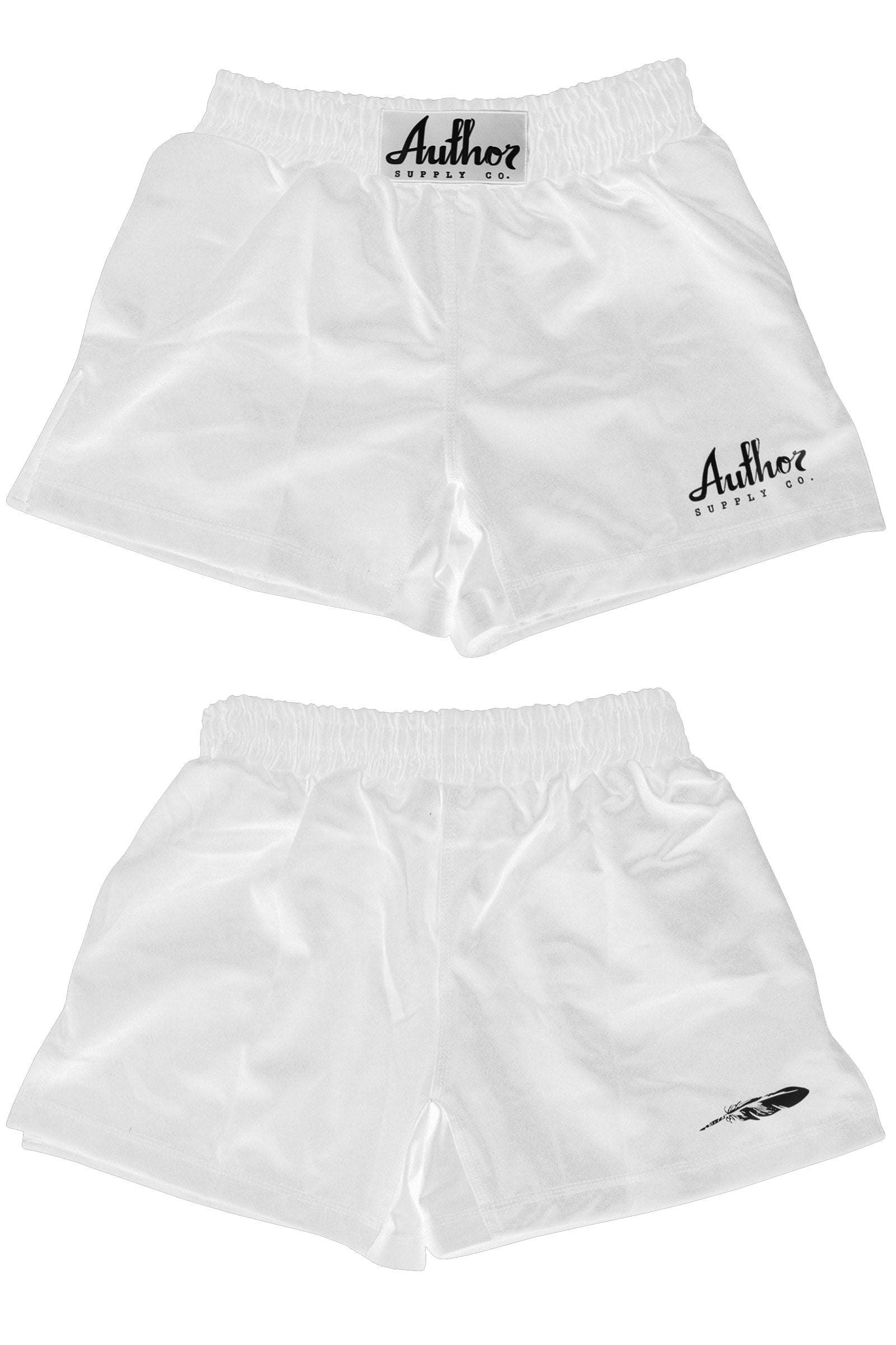 GENERATION 1 GRAPPLING SHORTS (SHORTER CUT - WHITE)