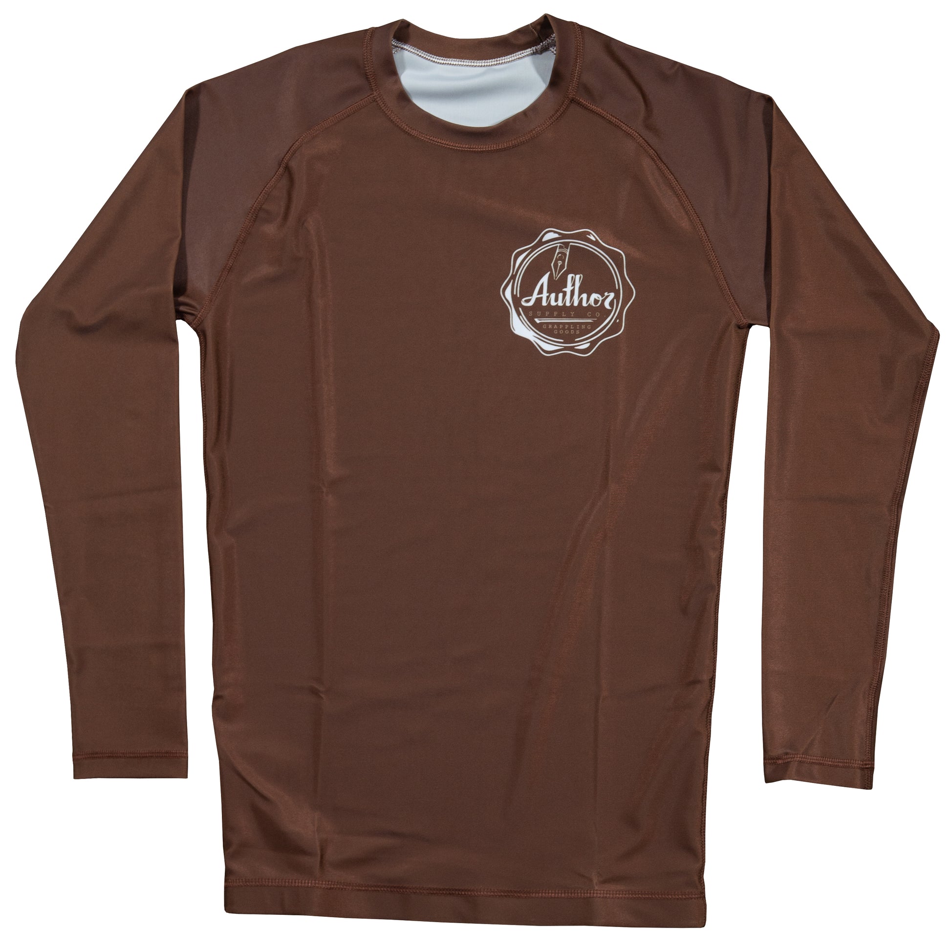 LONG SLEEVE RASH GUARD (BROWN) - VOLUME THREE
