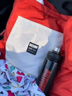Stainless Steel Author Water Bottle (Red/Black)