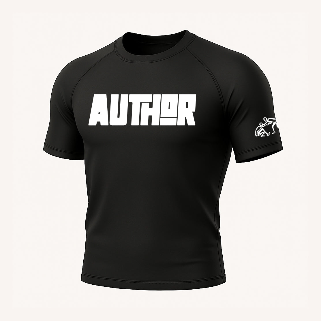 Men's Black Ranked Rash Guard