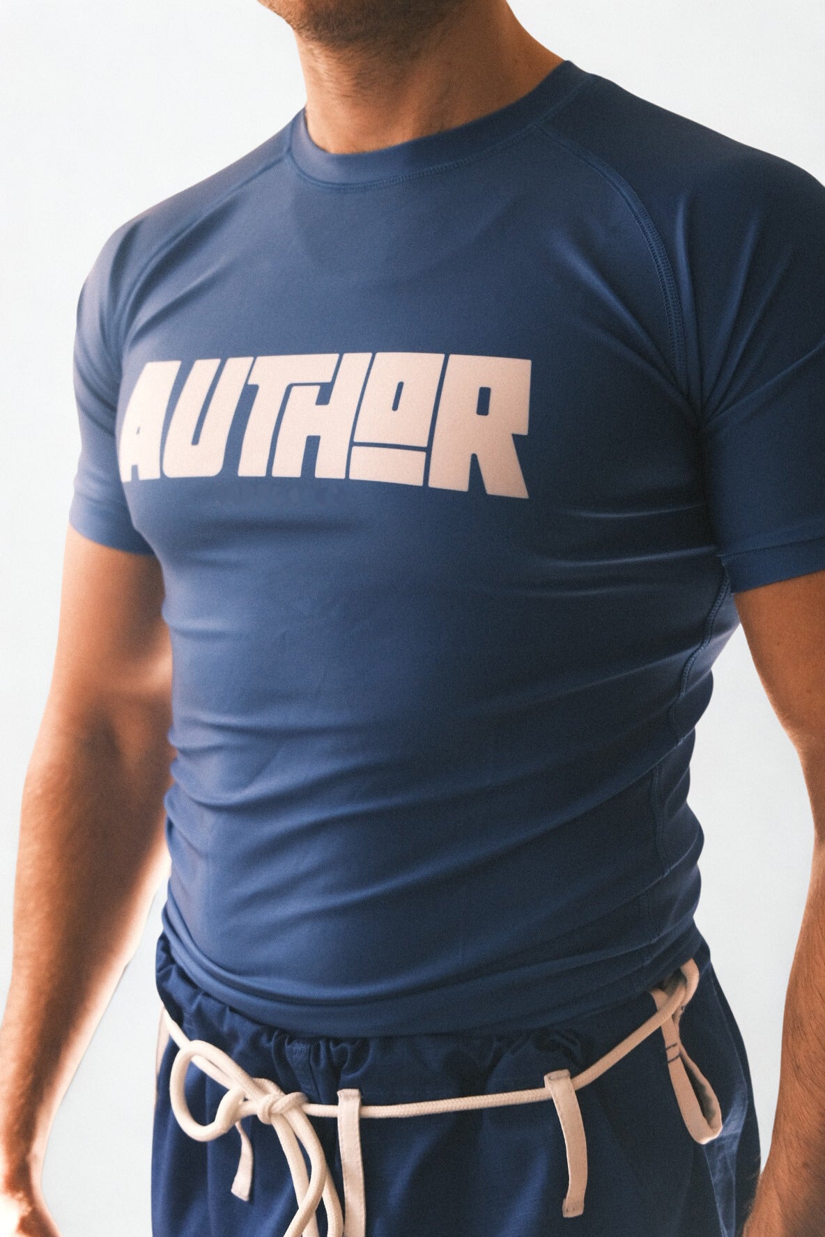 Men's Blue Ranked Rash Guard