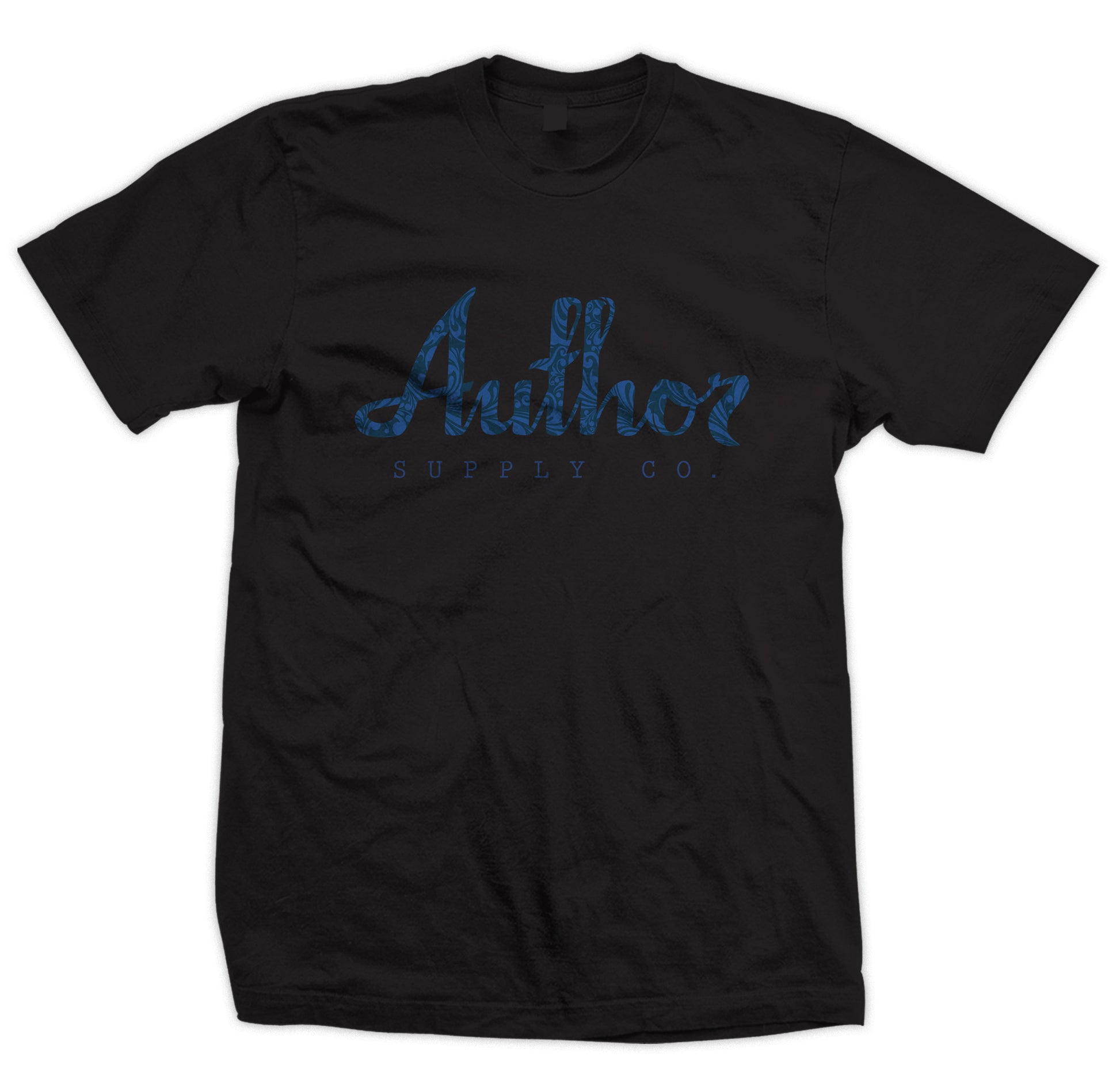 AUTHOR FILIGREE TEE - BLACK