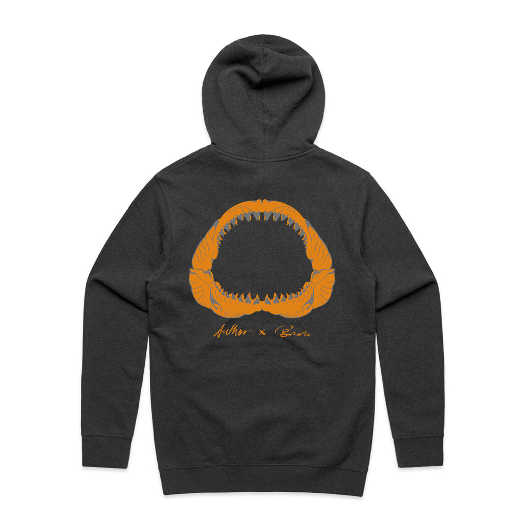 TENTACLE HOOD - BEN LEON X AUTHOR SUPPLY CO. (BLACK MARLE)