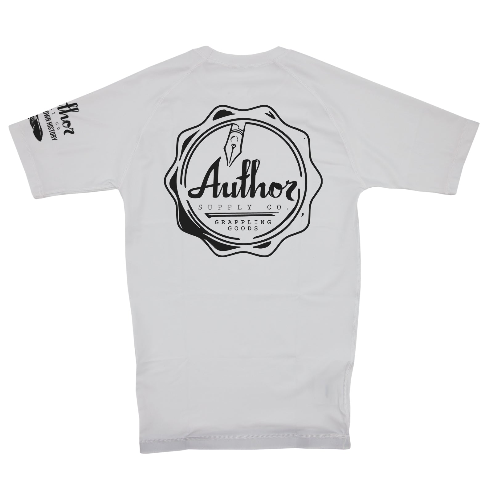 SHORT SLEEVE RASH GUARD (WHITE) - VOLUME THREE